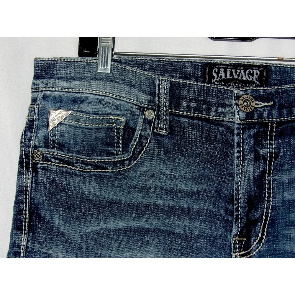 SALVAGE For BUCKLE Regular Fit MAYHEM Straight Leg Jeans Men's 34 X 32